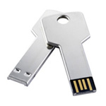 Silver Metal Flat Key 01